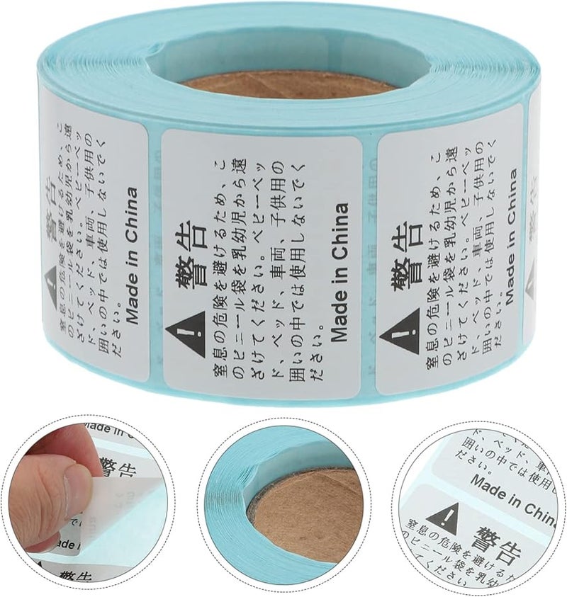 Self Adhesive Suffocation Warning Stickers 800Pcs Bright Labels For Shipping Packaging Bags - Image 4